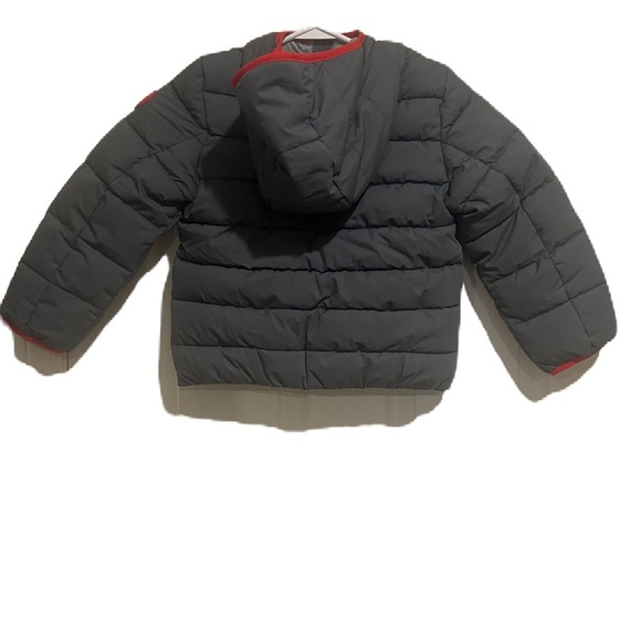 NWT Gerry Kids Grey Lined Puffer Bubble Jacket Sz. 5 - Picture 2 of 6